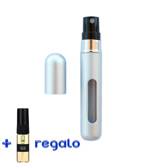 Atomizador Perfume Recargable 8ml + Perfume de Regalo